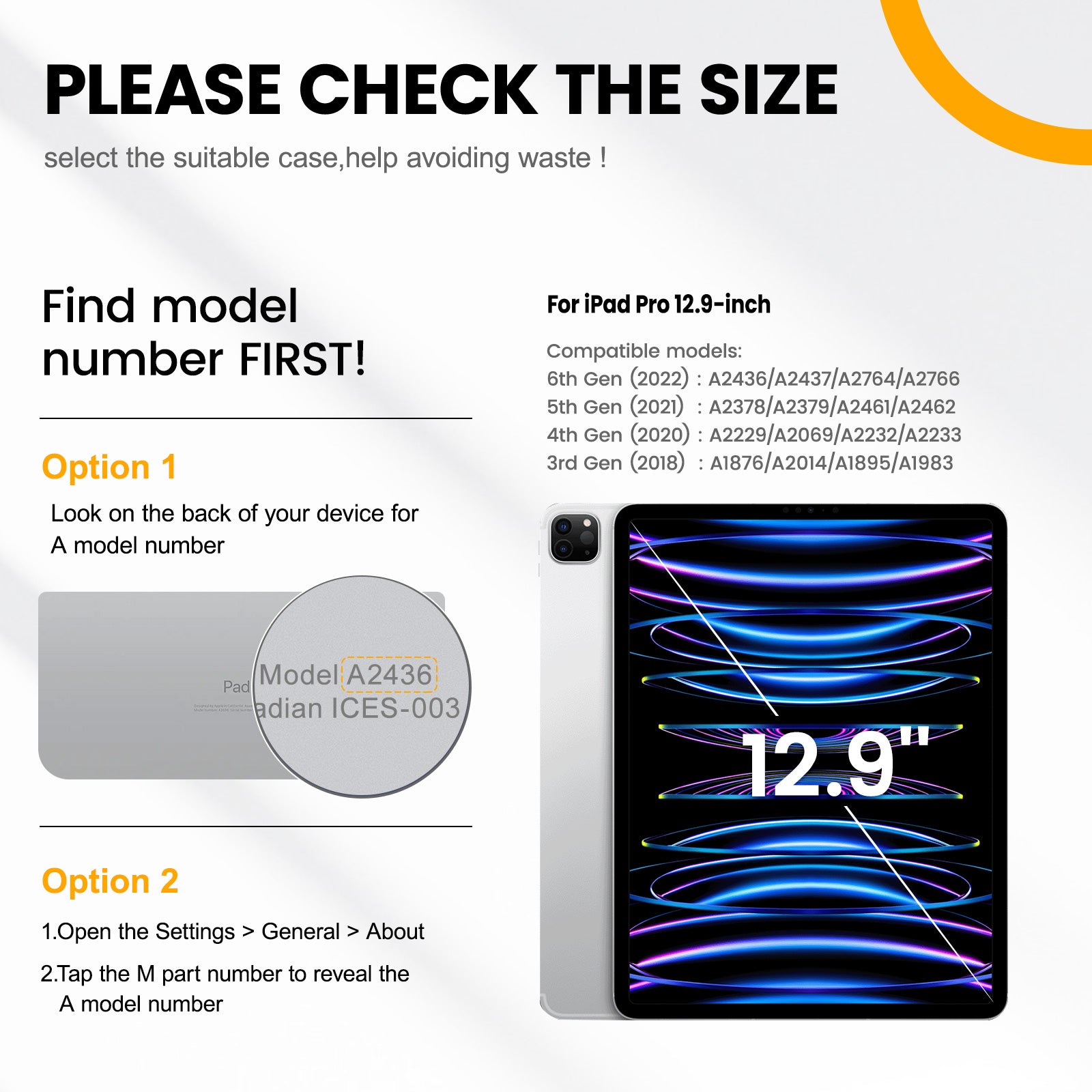 iPad Pro 12.9 inch 6th/5th/4th/3rd Generation Case-Tough series-Timecity